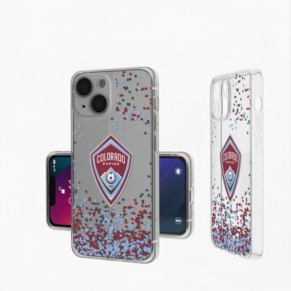 Colorado Rapids iPhone Confetti Design Clear Case