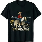 Colorado Retro Graphic Tee - Vintage T-Shirt with Worn-out Print