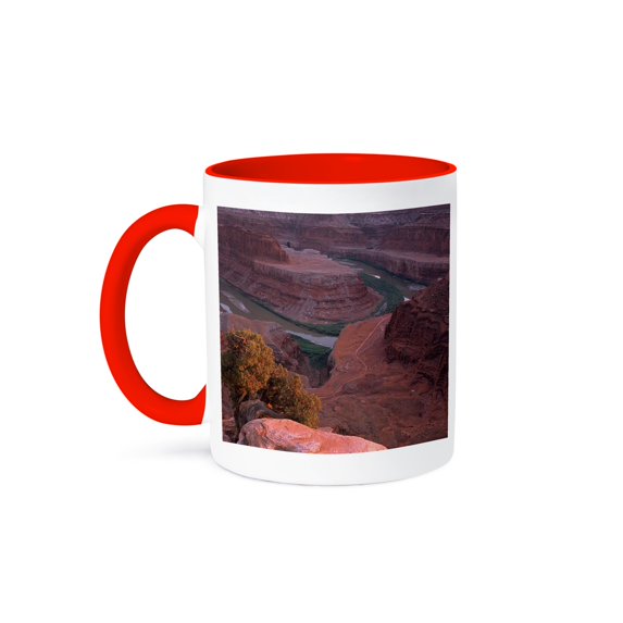Colorado River Dead Horse Point State Park, 11oz Two-Tone Red Mug