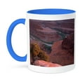thumbnail image 1 of Colorado River Dead Horse Point State Park, 15oz Two-Tone Blue Mug, 1 of 7
