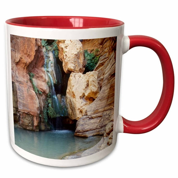 3drose, Colorado River, Grand Canyon, Arizona - Us03 Jme0005 - John and Lisa Merrill, 11oz Two-tone Red Mug
