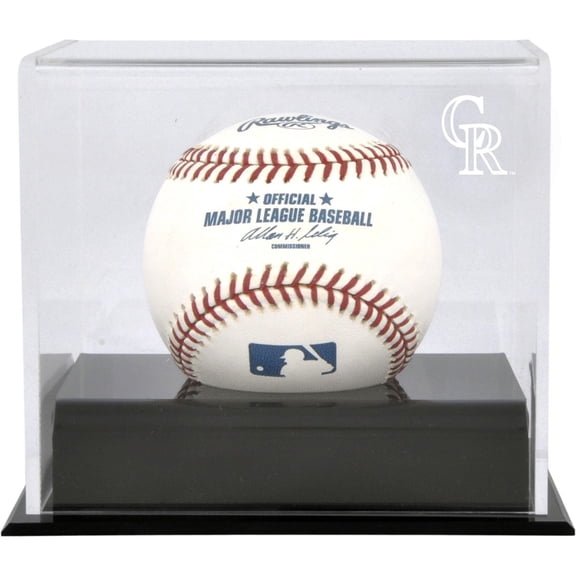 Colorado Rockies (2017-Present) Baseball Cube Logo Display Case