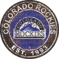 thumbnail image 1 of Colorado Rockies 24'' Round Heritage Logo Sign, 1 of 1