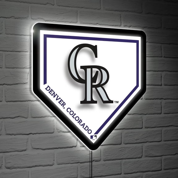 Colorado Rockies LED Wall Home Plate