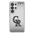 thumbnail image 1 of Colorado Rockies Linen Logo Galaxy Clear Case, 1 of 6