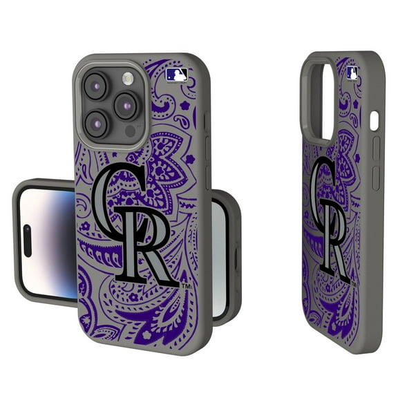 Colorado Rockies Paisley iPhone Soft Touch Case