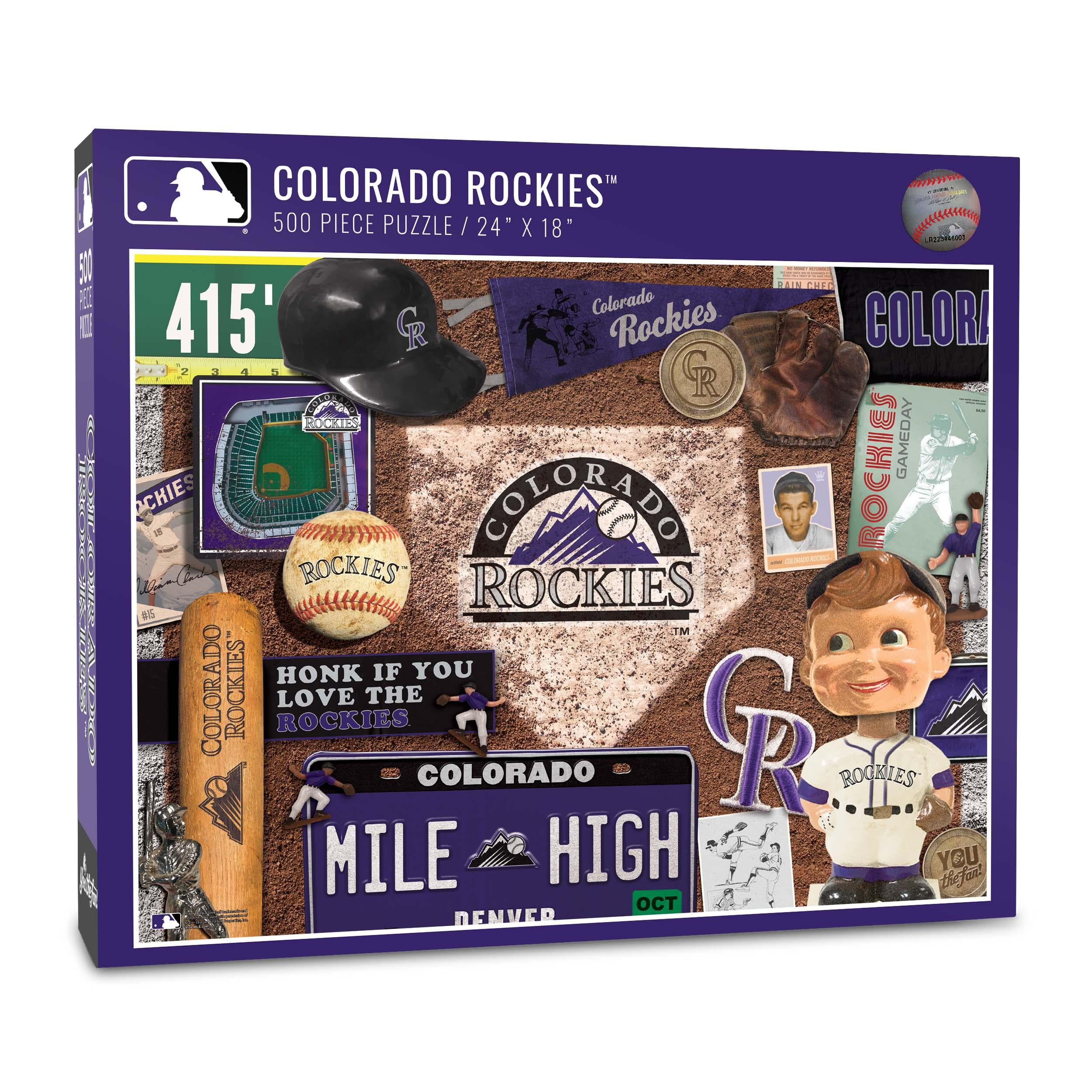 Colorado Rockies Retro Series Puzzle