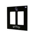 thumbnail image 1 of Colorado Rockies Solid Double Rocker Light Switch Plate, 1 of 4