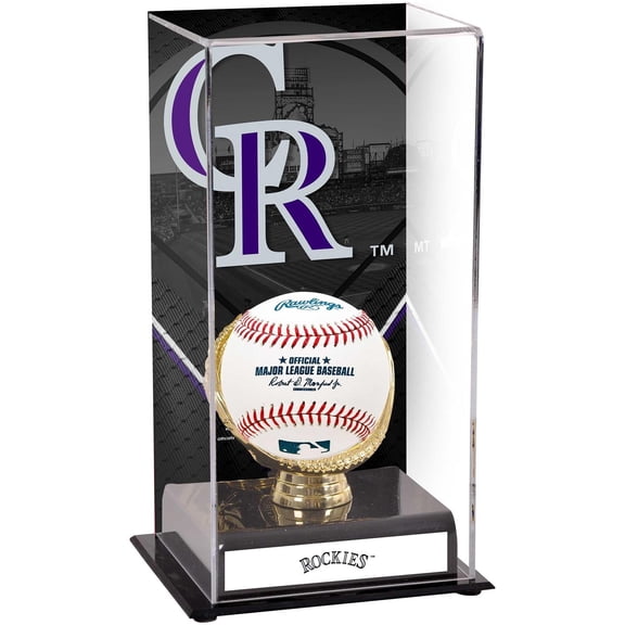 Colorado Rockies Sublimated Display Case with Image