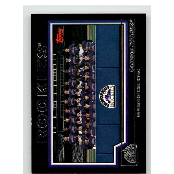 Colorado Rockies TC Card 2005 Topps Black #647