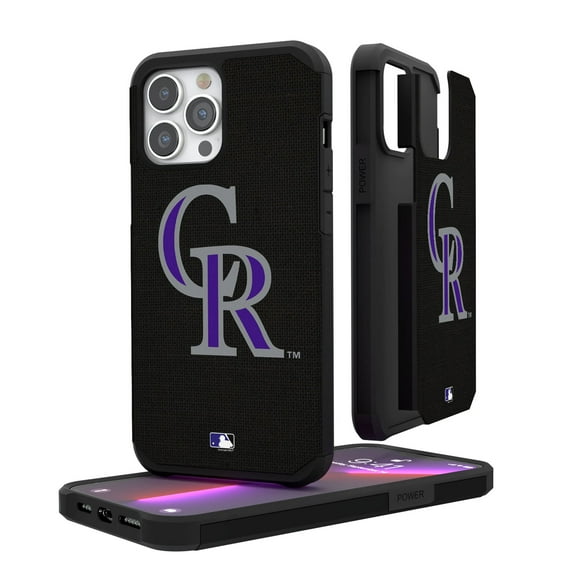 Colorado Rockies iPhone Solid Design Rugged Case