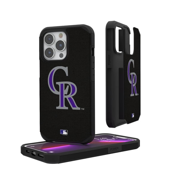 Colorado Rockies iPhone Solid Design Rugged Case