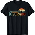 thumbnail image 1 of Colorado Rocky Mountain Sun Boulder Hiking T-Shirt Gifts T-Shirt Black Small, 1 of 4