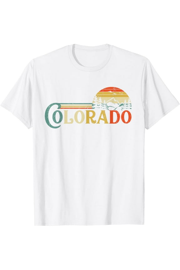 Colorado Rocky Mountain Sun Boulder Hiking T-Shirt Gifts T-ShirtMen's and women's pure cotton short-sleeved shirts