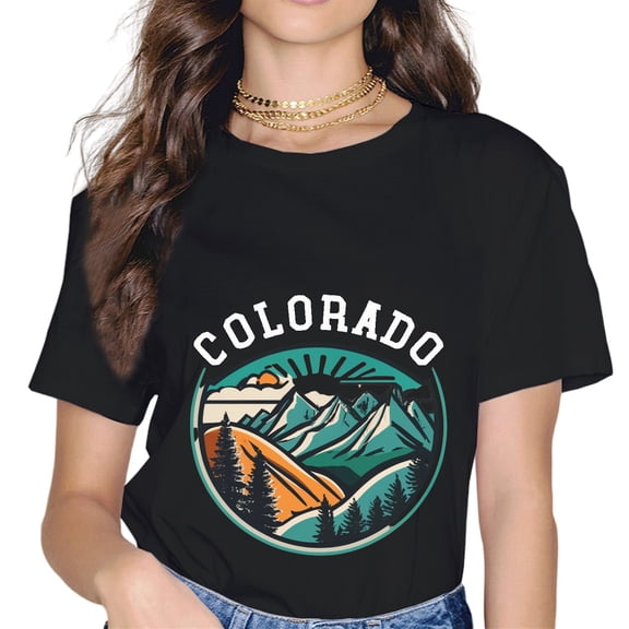 Colorado Rocky Mountain Sun Boulder Hiking T-Shirt Gifts T-Shirt