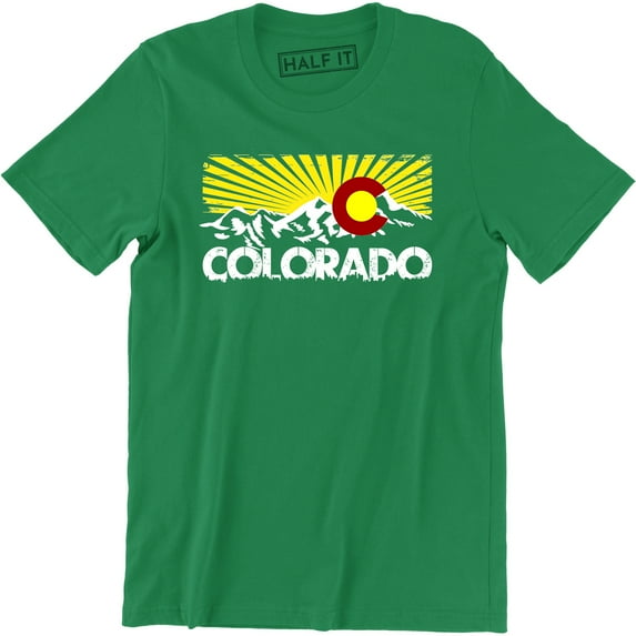 Colorado Rocky Mountain Sunnest Area Logo Men's T-Shirt
