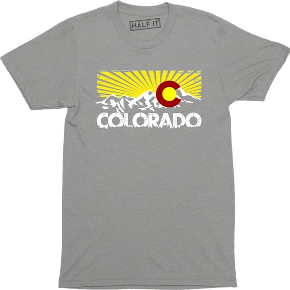 Colorado Rocky Mountain Sunnest Area Logo Men's T-Shirt