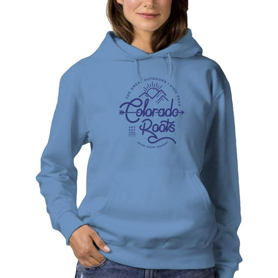 Colorado Roots Lineart Hoodie Women - Women Hoodie, 3XL