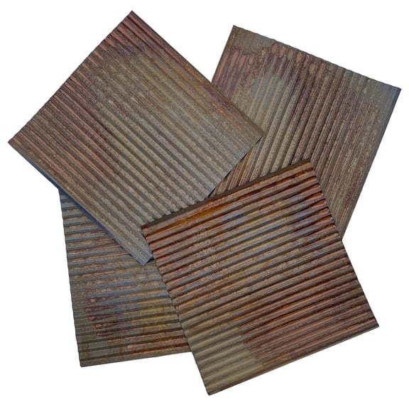 Colorado Ceiling Tiles - Rusted Metal - (23-5/8” x 23-5/8”) - 10 Pack
