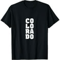 thumbnail image 1 of Colorado Souvenir - Coloradan Pride Letter Box Word Art T-Shirt men and women can wear, black, white, gifts, 1 of 4
