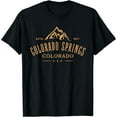 thumbnail image 1 of Colorado Springs Colorado Awesome Mountain Design Souvenir T-Shirt, 1 of 6