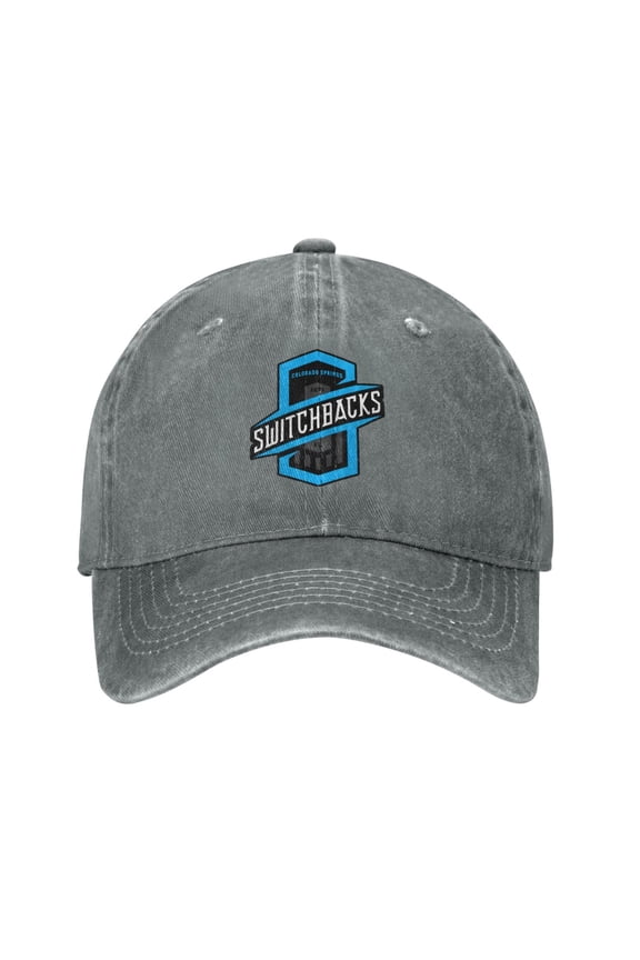 Colorado Springs Switchbacks Fc Hat Washed Cotton Baseball Cap For Outdoor, Travel & Daily Use