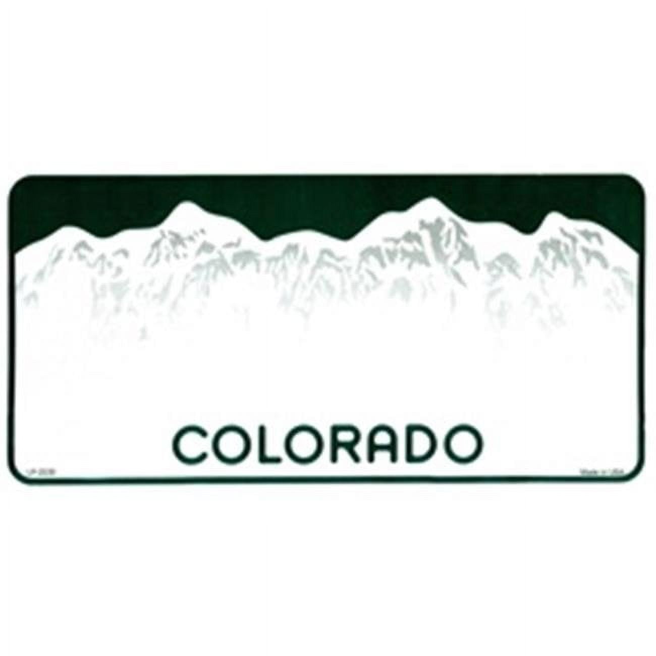 Colorado State Background Blanks Flat- Automotive License Plates Blanks