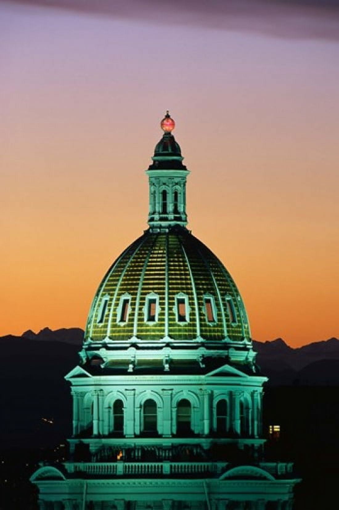 Colorado State Capitol Building Denver CO Canvas Art - Panoramic Images (36 x 24)