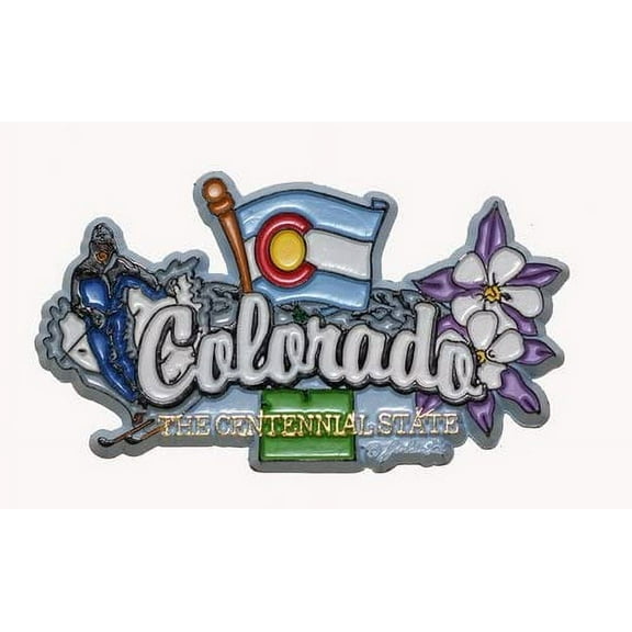 Colorado State Elements Fridge Collectible Souvenir Magnet