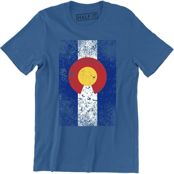 Colorado State Emblem Icon USA Legalize Tourist Gift for Friends Family Travel T-Shirt