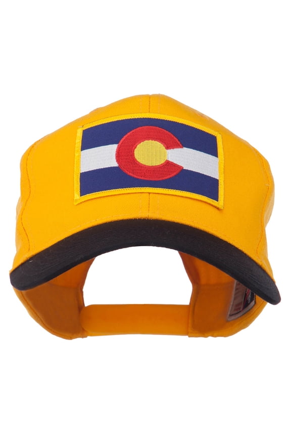 Colorado State Embroidered Patched Cap - Black Gold OSFM