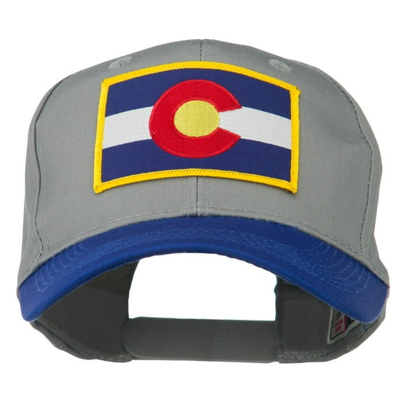 Colorado State Embroidered Patched Cap - Royal Grey OSFM