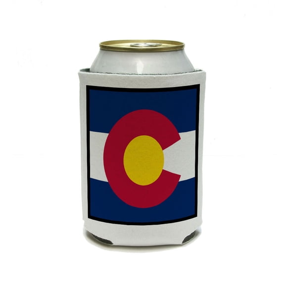 Colorado State Flag Can Cooler Drink Insulator Beverage Insulated Holder