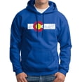 thumbnail image 1 of Colorado State Flag Distressed Hoodie, 1 of 3