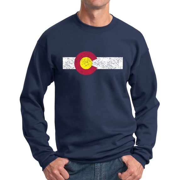 Colorado State Flag Distressed Sweatshirt