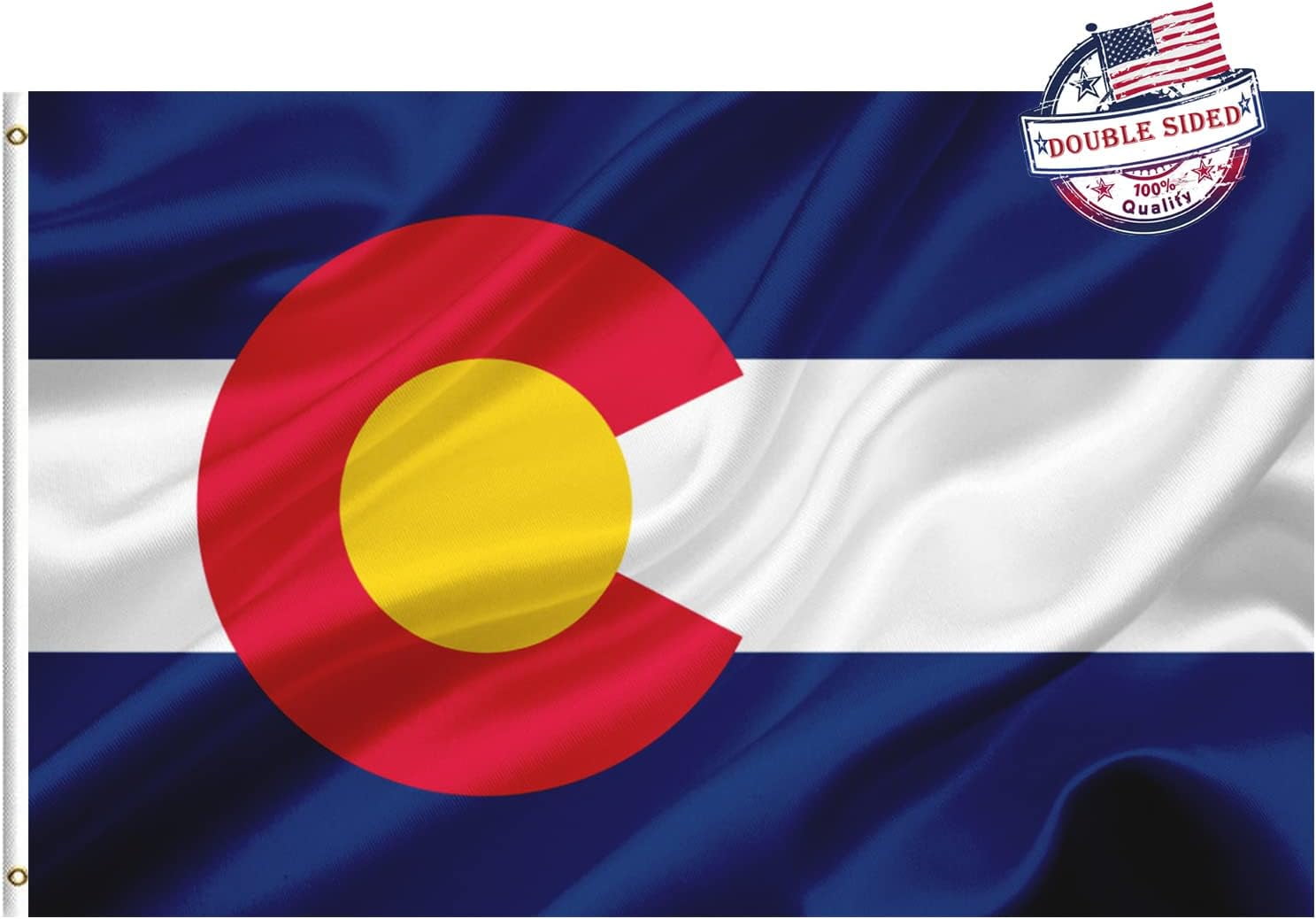 Colorado State Flag 3x5 Ft Nylon with Brass Grommets