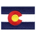 thumbnail image 1 of Colorado State Flag Embroidered Iron On Patch, 1 of 2