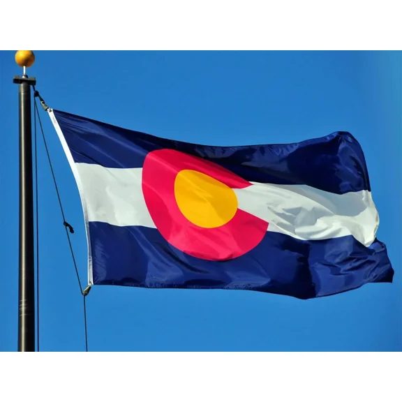 Colorado State Flag New Superior Quality 3X5Ft Size Fade Resist Flag Us Seller