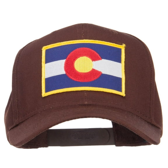 Colorado State Flag Patched Cap - Brown OSFM