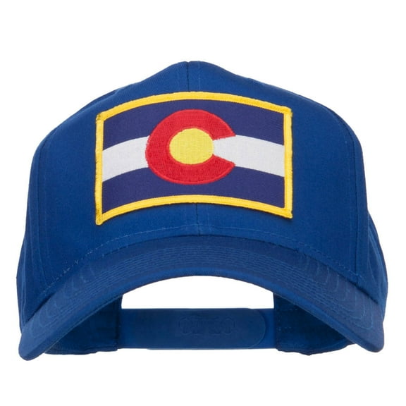 Colorado State Flag Patched Cap - Royal OSFM