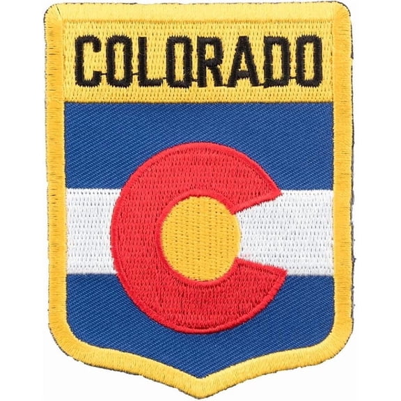 Colorado State Flag Shield Patch