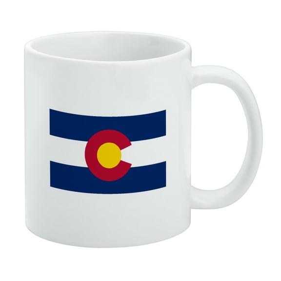 Colorado State Flag White Mug