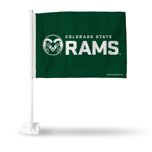 Colorado State NCAA Rams 14x19 Double Sided Window Mount Car Flag