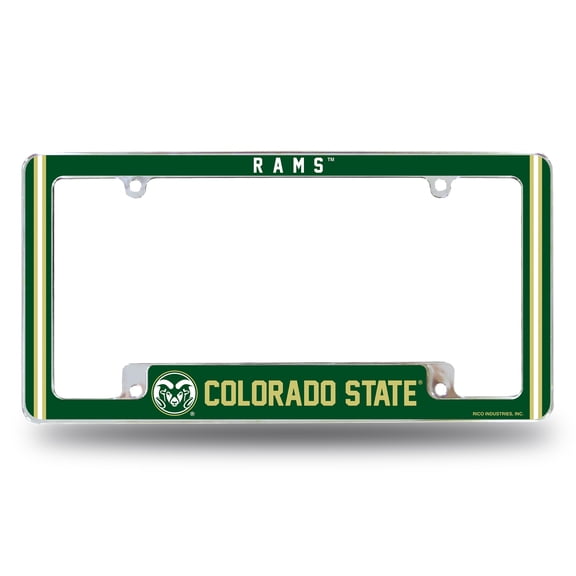 COLORADO STATE ALTERNATE DESIGN ALL OVER CHROME FRAME