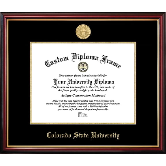 Colorado State Petite Diploma Frame