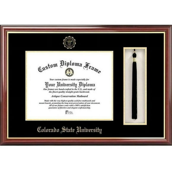 Colorado State University 8.5" x 11" Tassel Box and Diploma Frame