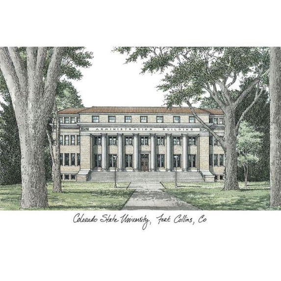 Campus Images NCAA Campus Images Lithograph Photographic Print