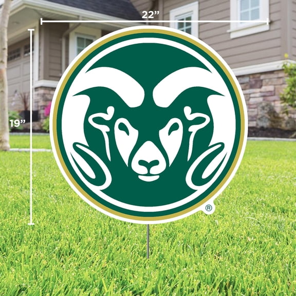 Colorado State University Main Mark Lawn Sign