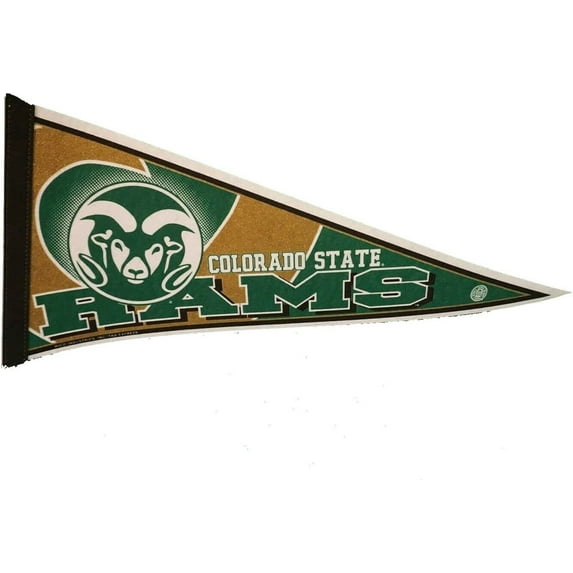 Colorado State University Rams 12x30 Inch Super Soft Felt Pennant, Easy to Hang