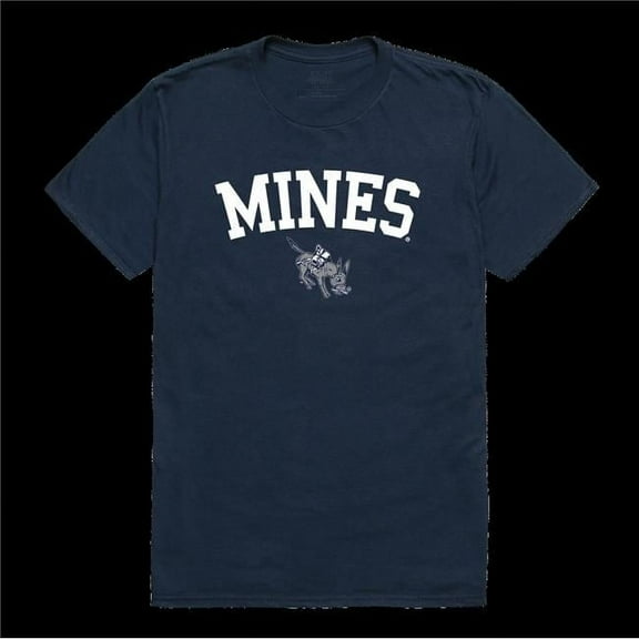 Colorado State University School of Mines Orediggers Arch T-Shirt, Navy - Large